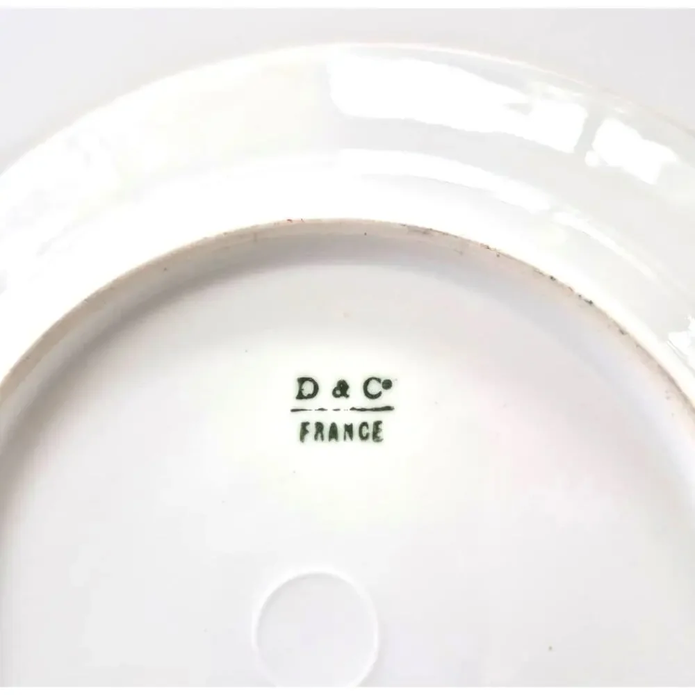 Antique Limoges France Dessert Salad Plates Set of 6 Hand Painted 1850 -1900